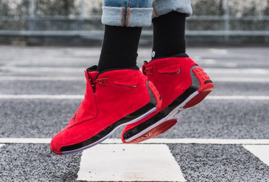 検索リンク追記★動画★ 4月7日発売★ NIKE Air Jordan 18  Gym Red/Black AA2494-601 (ナイキ エアジョーダン 18　)