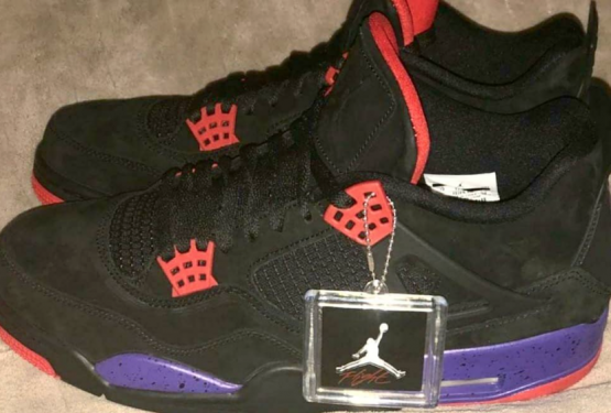 4月発売★NIKE Air Jordan 4 NRG “Raptors”  Black/University Red-Court Purple  AQ3816-056（ナイキ エア ジョーダン 4）