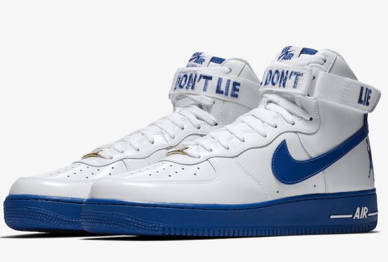 動画★４月２６日発売★ NIKE AIR FORCE 1 HI “RUDE AWAKENING” WHITE/BLUE JAY AQ4229-100 (ナイキ エアフォース1 ハイ )