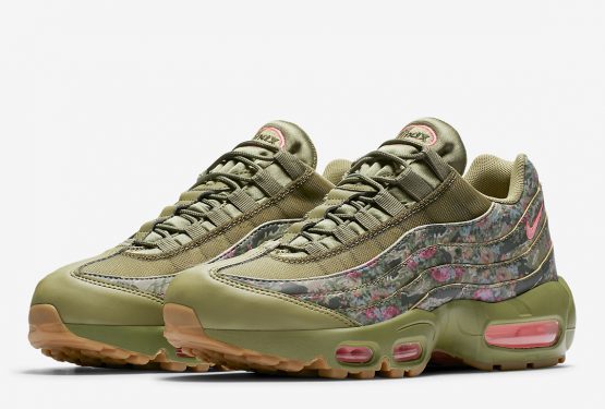 発売開始★ NIKE WMNS AIR MAX 95 NEUTRAL OLIVE/ARCTIC PUNCH aq6385-200 (ナイキ ウィメンズ エア マックス 95)