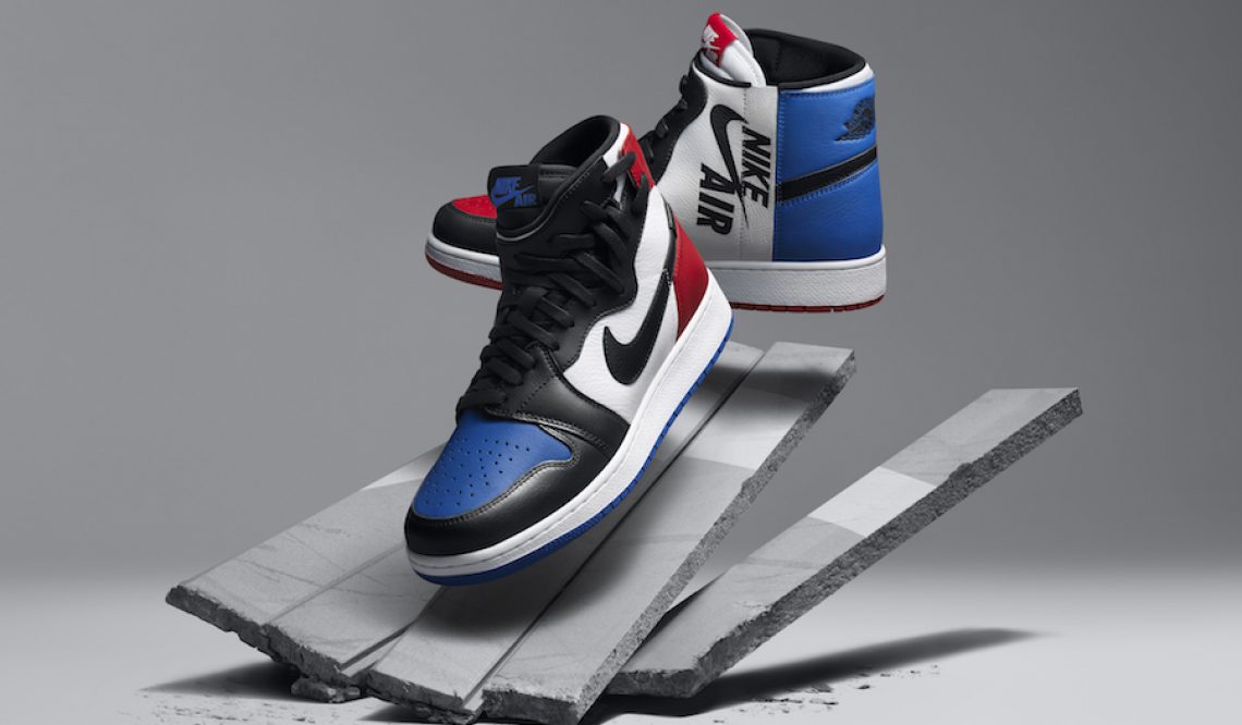 5月19日発売★ NIKE Air Jordan 1 Rebel XX “Top 3”  White/Black-Varsity Red-Varsity Royal  AT4151-001 (  ナイキ ウィメンズ エアジョーダン 1 レベル XX トップ)