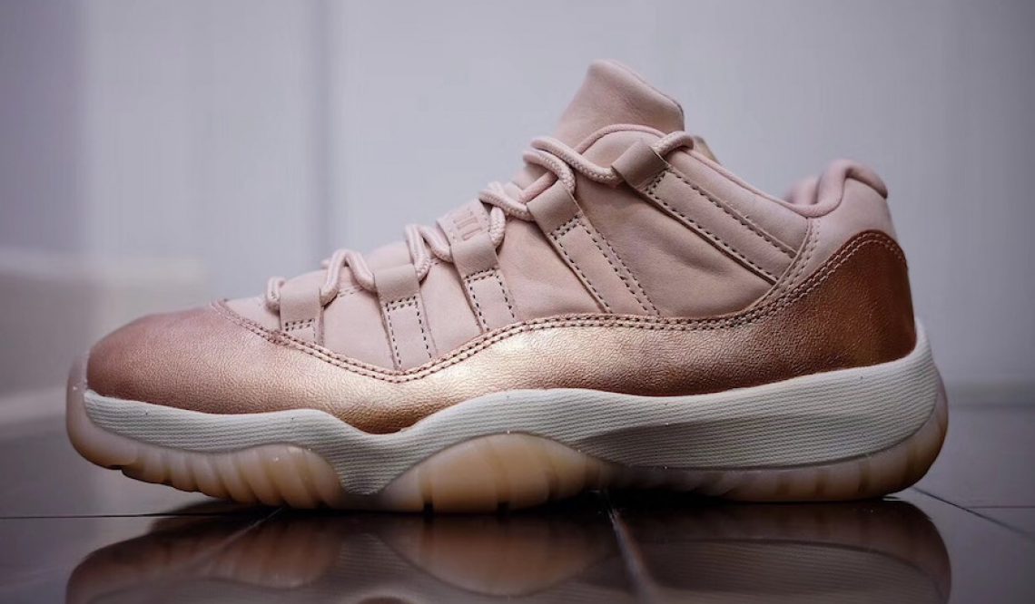 動画★ ５月２０日発売★ NIKE Air Jordan 11 Low WMNS  Sail/Metallic Red Bronze-Gum Brown AH7860-105 (ナイキ エアジョーダン 11 LOW)