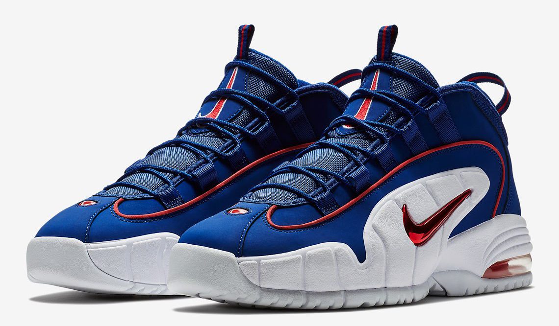 動画★ ６月３０日発売★ Nike Air Max Penny 1 “Lil’ Penny” Deep Royal Blue/Gym Red-White  685153-400 (ナイキ エア マックス ペニー 1)