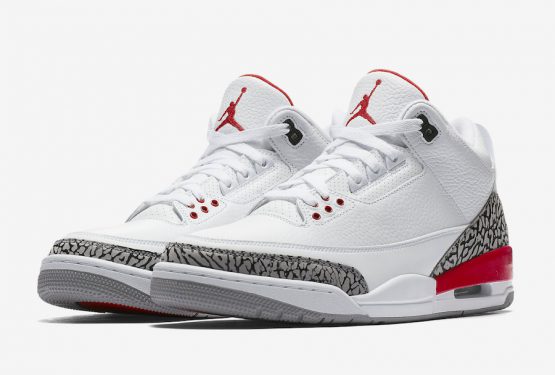 動画★NIKE Air Jordan 3 “Katrina”  White/Cement Grey/Black-Fire Red 136064-116 (ナイキ エア ジョーダン 3 カトリーナ)