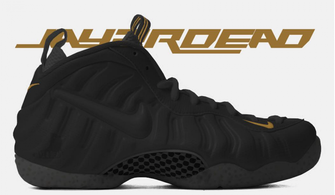 11月17日発売★Nike Air Foamposite Pro   Black/Metallic Gold (ナイキ フォームポジット プロ)