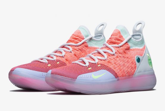 7月発売予定★ Nike KD 11 “EYBL”  Hot Punch/Lime Blast-Pure Platinum  AO2604-600 (ナイキ KD 11 )